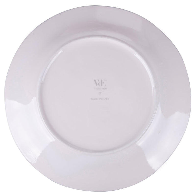 Piatto da Portata Ø38x4 cm  in Ceramica VdE Tivoli 1996 Face to grey 