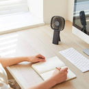 Mini Ventilatore Portatile USB da Scrivania 10,5x20,5x3,9 cm in Plastica Blu