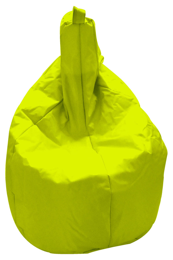 Pouf poire en nylon vert acide Avalli prezzo
