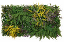 Set 4 Pezzi Arella Siepe Sintetica Forest Verdemax 50x100 cm in LDPE Resistente ai Raggi UV Verde
