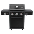 Barbecue a Gas GPL 3 Fuochi 15kW con Fornello Laterale Sochef Grangusto 