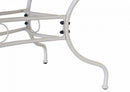 Tavolo Ovale Perse 160x90x74 h cm in Acciaio Tortora