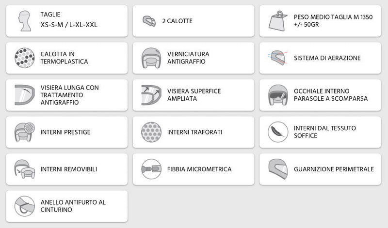 Casco Jet per Scooter Visiera Lunga CGM Mayer 130X Rosso Varie Misure