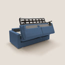 Divano Letto 3 Posti 206x92x96 cm in Tessuto Blu