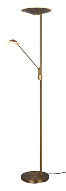 Piantana da Interno a LED in Metallo Ottone antico