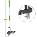 Estrattore per Erbacce con Artigli e Pedale per Giardino in Acciaio Inox Verde      
