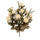 Lot de 2 bouquets artificiels de roses sèches H 40 cm