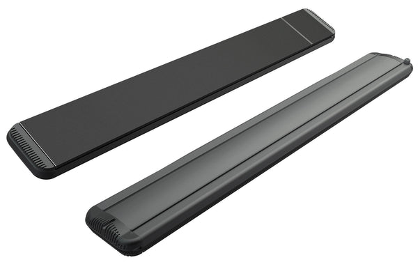 acquista Chauffage Électrique Infrarouge 126x20,1x5,8 cm Plafond 1500W en Aluminium Dimmable Moel Hot-Top Noir