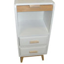 Mobiletto 1 Anta Scorrevole 2 Cassetti in Legno Marbela