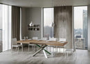 Tavolo Allungabile 200-304x90x77 cm Volantis Quercia Natura Telaio 4A 