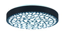 Plafoniera da Interno a LED in Plastica Nero Opaco