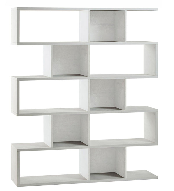 acquista Libreria Modulare 5 Ripiani 150x180x38 cm Ossido Bianco