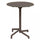 Table Vega Ø60x74 h cm en acier taupe