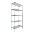 Scaffale in Acciaio Cromato 5 Ripiani 60x35x180 cm Fadi