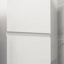 Mobile Bagno Alto a Colonna 35 x 25 x 120 cm con Ante e Ripiani Regolabili Laccato Bianco Lucido      
