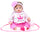 Kidfun Real Baby Emmy 30 cm Vinyle Réaliste Reborn Femme Poupée Assise
