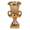 Portavaso resina oro lucido cm 48x48xh90