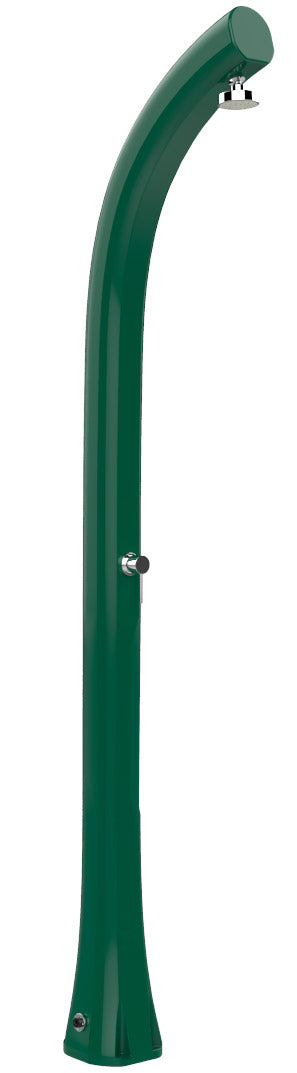 Doccia Solare da Esterno Giardino 30L Miscelatore Arkema Jolly Plus Verde Scuro