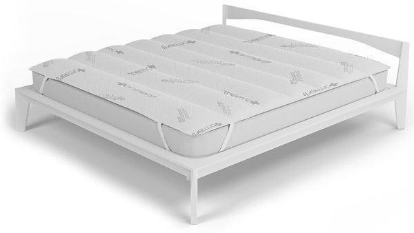 acquista Topper matelassé rembourré avec des élastiques blancs Différentes tailles