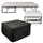 Lit pouf pliable avec matelas pliant 78x78x47 cm Avalli Contract Gris