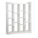 Libreria design moderno 150x120 cm Bianca