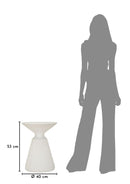 Tavolinetto Cone Ø40x53 cm in Mgo Crema      
