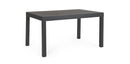 Tavolo Allungabile da Esterno 135-270x90x75h cm in Alluminio Cliv Antracite  