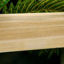 Fioriera da Esterno con Grigliato 95x95x110 cm in Legno di Abete Naturale