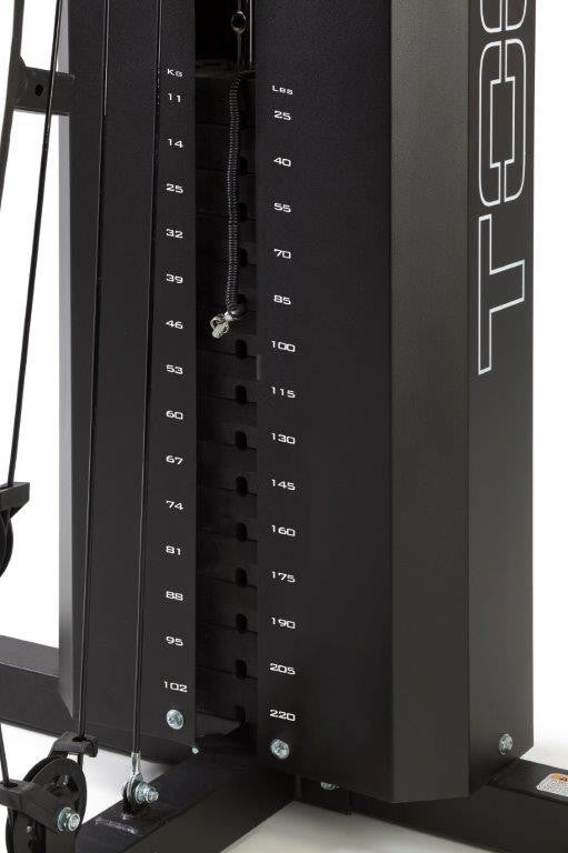 Stazione Pesi Multifunzione 12 Esercizi con Pacco Pesi da 102Kg Toorx Msx-70