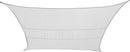 Tenda Vela Ombreggiante Quadrata 5x5m in Poliestere Bauer Bianco