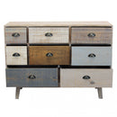 Mobile Donald 125x45x82 h cm in Legno Multicolor