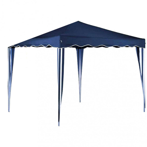 sconto Tonnelle pliante 3x3 m en acier bleu