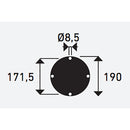 Doccia Solare da Giardino 28L Miscelatore e Lavapiedi ATI Docce N Grigio Antracite