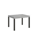 Tavolo Allungabile 110-194x70x77 cm Everyday Cemento e Antracite