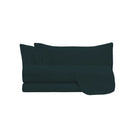 Set Lenzuola Sopra Sotto e 2 Federe Linea Water Washed Ottanio
