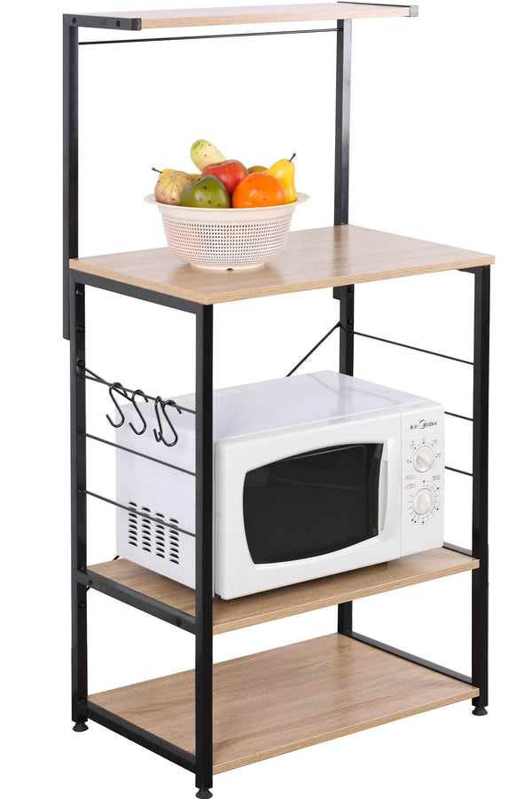 Armoire de cuisine 3 étagères 60x40x123 cm en métal et aggloméré Motti prezzo