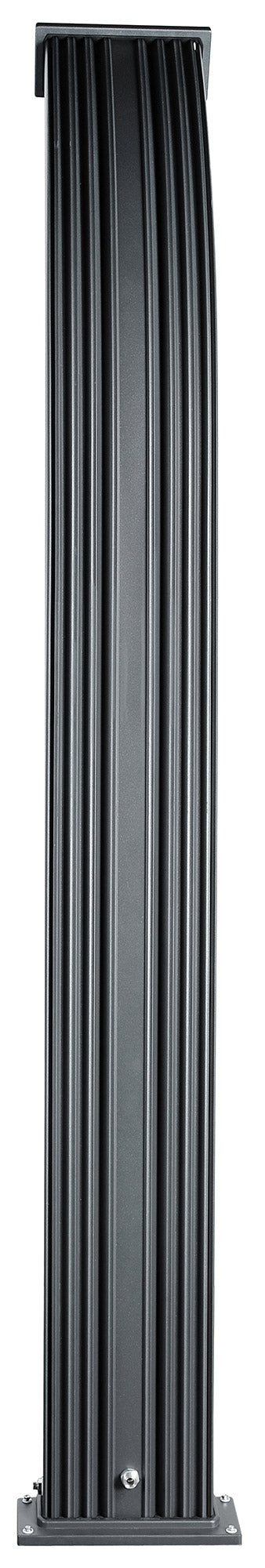 Doccia Solare Ibrida da Giardino 40L Miscelatore e Doccetta Lavapiedi Antracite