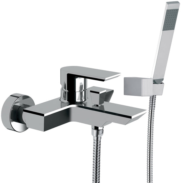 online Mariani Avenue Kit de douche en laiton chromé et mitigeur de baignoire à levier unique