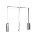 Appendiabiti per Armadio 60-83 cm Max 12Kg in Acciaio Emuca Cromato