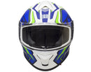 Casco Integrale per Scooter Visiera Lunga CGM Suzuka 301G Blu Opaco Varie Misure
