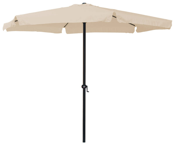 Parasol de jardin rond Ø3 m Mât Ø48 mm Structure Acier Extérieur Écru prezzo