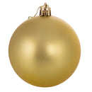 Set 8 Palle di Natale Ø7 cm in Plastica Oro