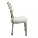 Sedia Constance 48x46x96 h cm in Tessuto Beige