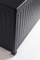 Baule Contenitore da Esterno 141,6x72x70h cm Apertura Facile e Ruote in Alluminio Ocean S Antracite 