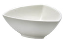 Set 6 Coppette Triangolari 13x13x5,5 cm in Porcellana Allluminica Kaleidos Aluxina Bianche