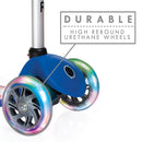 Monopattino a 3 Ruote a LED 3 Altezze Max 50Kg Globber PRIMO Fantasy Lights Up USA Blu