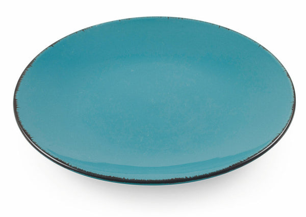 sconto Set de 6 Assiettes à Fruits Ø18,5x2 cm en Grès VdE Tivoli 1996 Baita Glazed Azzurri