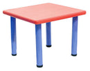 Tavolo Quadrato per Bambini 62x62x52 cm in Plastica Miller Rosso