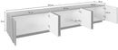 Mobile TV 6 Ante 243,6x44,2x46 cm Ping Cemento Bronx