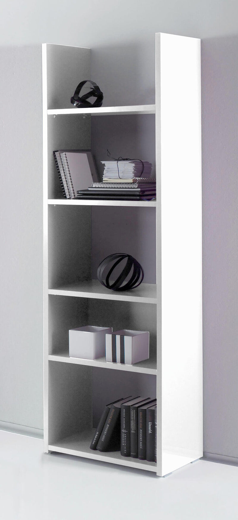 Libreria da Parete con 5 Ripiani in Melamina 56x29x184cm TFT  Boost Bianco